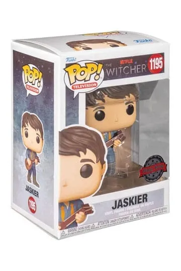 [1819] The Witcher POP! TV Vinyl Figur Jaskier 
 (Green Outfit) 9 cm